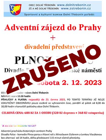 Adventní zájezd do Prahy s komedií Plnou parou v divadle Palace na Václavskémm náměstí