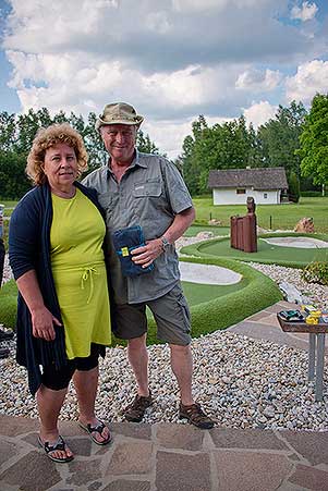 Minigolf v Resortu Olšina, 3. soutěž Třebonínského klání dvojic 11. 6. 2023, foto: Jan Švec