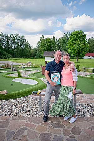 Minigolf v Resortu Olšina, 3. soutěž Třebonínského klání dvojic 11. 6. 2023, foto: Jan Švec