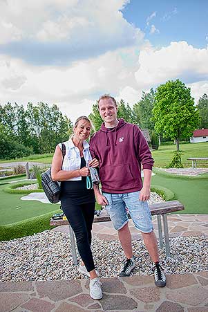 Minigolf v Resortu Olšina, 3. soutěž Třebonínského klání dvojic 11. 6. 2023, foto: Jan Švec