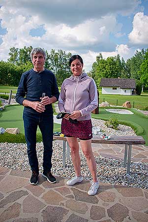 Minigolf v Resortu Olšina, 3. soutěž Třebonínského klání dvojic 11. 6. 2023, foto: Jan Švec