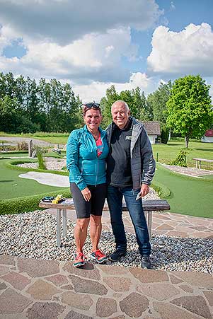 Minigolf v Resortu Olšina, 3. soutěž Třebonínského klání dvojic 11. 6. 2023, foto: Jan Švec