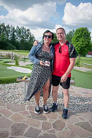 Minigolf v Resortu Olšina, 3. soutěž Třebonínského klání dvojic 11. 6. 2023, foto: Jan Švec