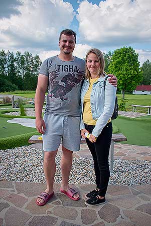 Minigolf v Resortu Olšina, 3. soutěž Třebonínského klání dvojic 11. 6. 2023, foto: Jan Švec