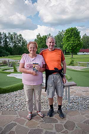 Minigolf v Resortu Olšina, 3. soutěž Třebonínského klání dvojic 11. 6. 2023, foto: Jan Švec