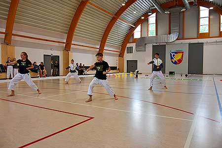 Den otevřených dveří sportovně kulturního centra a rozloučení se školou, Dolní Třebonín 24. 6. 2023, foto: Jan Švec