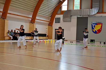 Den otevřených dveří sportovně kulturního centra a rozloučení se školou, Dolní Třebonín 24. 6. 2023, foto: Jan Švec