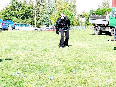 1. ročník Třebonín Petanque Open 2007, 29. září 2007, foto: Jan Švec