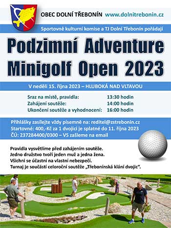 Podzimní minigolf 2023