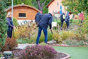 Podzimní adventure minigolf open, Hluboká nad Vltavou 15. října 2023, foto: Jan Švec