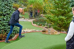 Podzimní adventure minigolf open, Hluboká nad Vltavou 15. října 2023, foto: Jan Švec