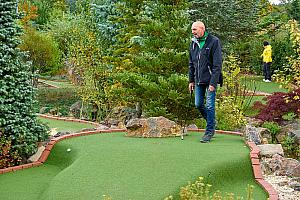 Podzimní adventure minigolf open, Hluboká nad Vltavou 15. října 2023, foto: Jan Švec