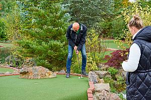 Podzimní adventure minigolf open, Hluboká nad Vltavou 15. října 2023, foto: Jan Švec