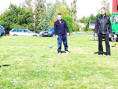 1. ročník Třebonín Petanque Open 2007, 29. září 2007, foto: Jan Švec