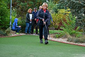 Podzimní adventure minigolf open, Hluboká nad Vltavou 15. října 2023, foto: Jan Švec