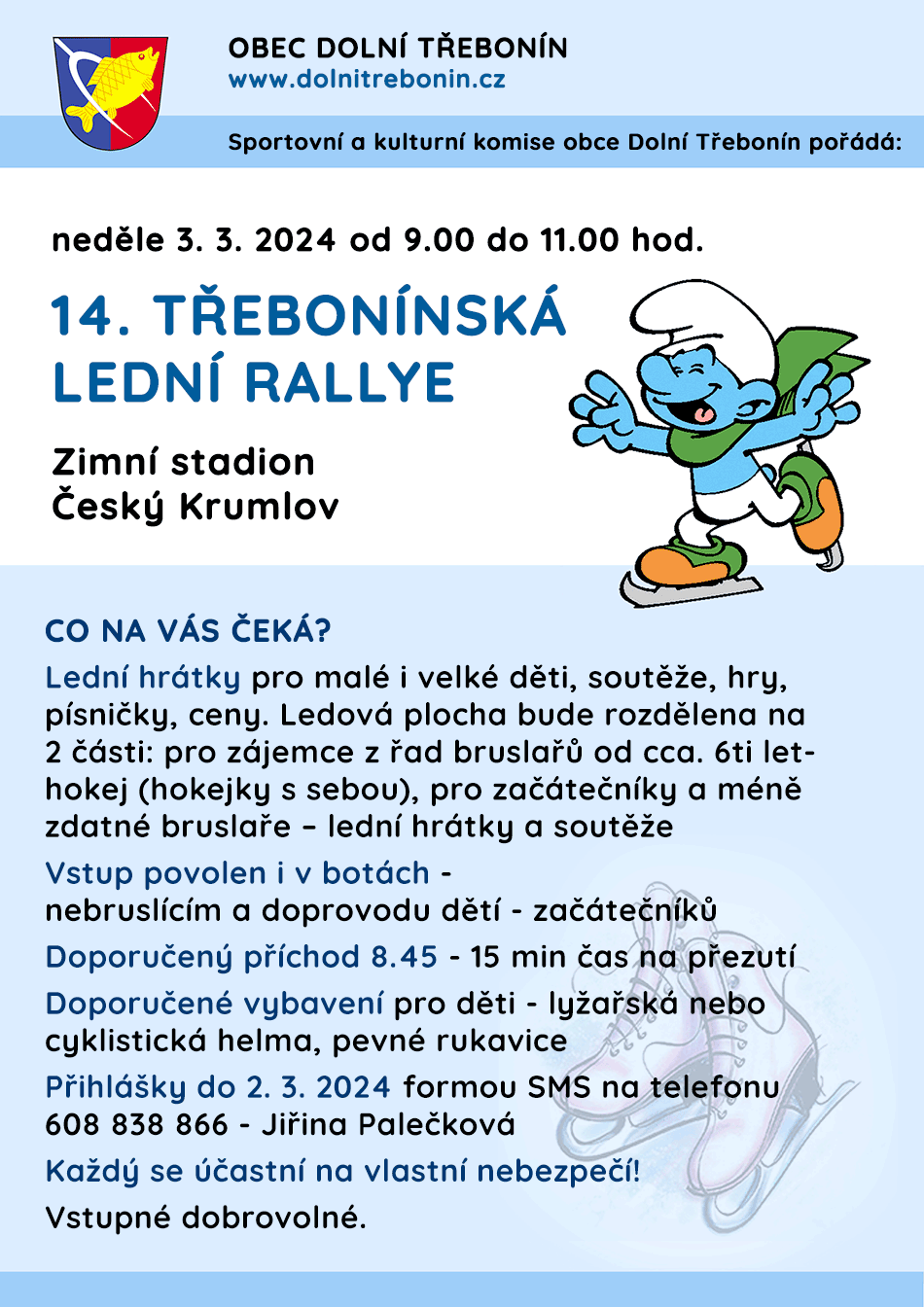 14. Třebonínská lední rallye 3. 3. 2024