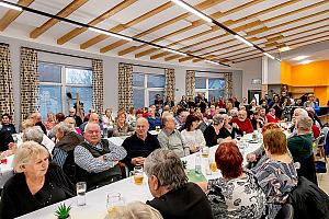 Setkání důchodců, restaurace SKC Dolní Třebonín 7. března 2024, foto: Lubor Mrázek