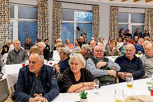 Setkání důchodců, restaurace SKC Dolní Třebonín 7. března 2024, foto: Lubor Mrázek