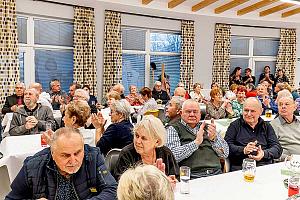 Setkání důchodců, restaurace SKC Dolní Třebonín 7. března 2024, foto: Lubor Mrázek