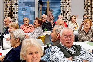 Setkání důchodců, restaurace SKC Dolní Třebonín 7. března 2024, foto: Lubor Mrázek