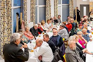 Setkání důchodců, restaurace SKC Dolní Třebonín 7. března 2024, foto: Lubor Mrázek