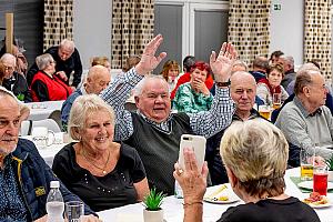 Setkání důchodců, restaurace SKC Dolní Třebonín 7. března 2024, foto: Lubor Mrázek