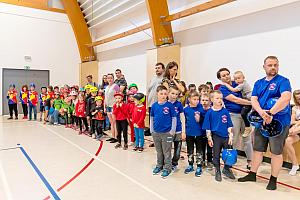 Závody mladých hasičů v překážkové dráze, sportovní hala Dolní Třebonín 13. 4. 2024, foto: Lubor Mrázek