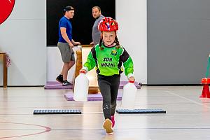 Závody mladých hasičů v překážkové dráze, sportovní hala Dolní Třebonín 13. 4. 2024, foto: Lubor Mrázek