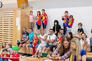 Závody mladých hasičů v překážkové dráze, sportovní hala Dolní Třebonín 13. 4. 2024, foto: Lubor Mrázek