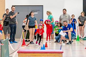 Závody mladých hasičů v překážkové dráze, sportovní hala Dolní Třebonín 13. 4. 2024, foto: Lubor Mrázek