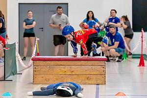 Závody mladých hasičů v překážkové dráze, sportovní hala Dolní Třebonín 13. 4. 2024, foto: Lubor Mrázek