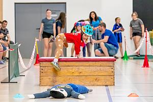 Závody mladých hasičů v překážkové dráze, sportovní hala Dolní Třebonín 13. 4. 2024, foto: Lubor Mrázek