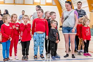 Závody mladých hasičů v překážkové dráze, sportovní hala Dolní Třebonín 13. 4. 2024, foto: Lubor Mrázek