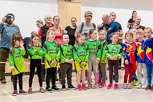 Závody mladých hasičů v překážkové dráze, sportovní hala Dolní Třebonín 13. 4. 2024, foto: Lubor Mrázek
