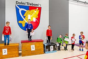 Závody mladých hasičů v překážkové dráze, sportovní hala Dolní Třebonín 13. 4. 2024, foto: Lubor Mrázek