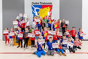 Závody mladých hasičů v překážkové dráze, sportovní hala Dolní Třebonín 13. 4. 2024, foto: Lubor Mrázek