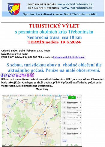Turistický výlet s poznáním okolních krás