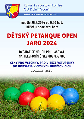 Dětský Třebonín Petangue Open 2024