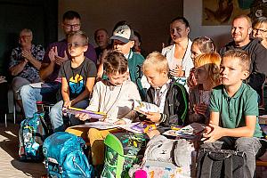 Zahájení školního roku v ZŠ Dolní Třebonín 2. 9. 2024, foto: Lubor Mrázek