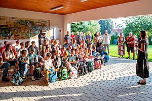 Zahájení školního roku v ZŠ Dolní Třebonín 2. 9. 2024, foto: Lubor Mrázek