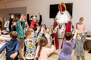 Čertovský rej s mikulášskou nadílkou 6. 12. 2024, foto: Lubor Mrázek
