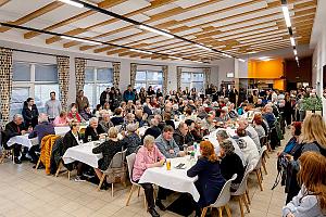 Setkání důchodců, restaurace SKC Dolní Třebonín 13. března 2025, foto: Lubor Mrázek