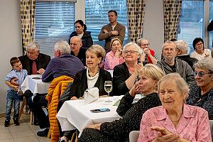 Setkání důchodců, restaurace SKC Dolní Třebonín 13. března 2025, foto: Lubor Mrázek