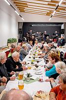 Setkání důchodců, restaurace SKC Dolní Třebonín 13. března 2025, foto: Lubor Mrázek