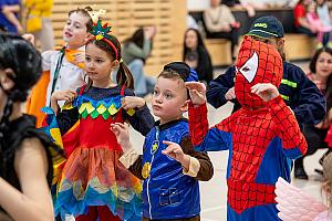 Dětský karneval v Dolním Třeboníně 15. března 2025, foto: Lubor Mrázek