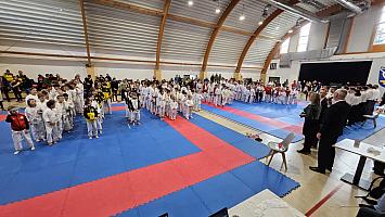 Jihočeský turnaj mládeže Japonského karate, sportovní hala Dolní Třebonín 12.4.2025, Zdroj: SHIROKAN DOJO - Karate České Budějovice