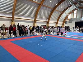 Jihočeský turnaj mládeže Japonského karate, sportovní hala Dolní Třebonín 12.4.2025, Zdroj: SHIROKAN DOJO - Karate České Budějovice