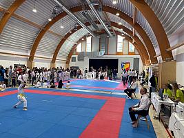 Jihočeský turnaj mládeže Japonského karate, sportovní hala Dolní Třebonín 12.4.2025, Zdroj: SHIROKAN DOJO - Karate České Budějovice