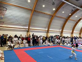 Jihočeský turnaj mládeže Japonského karate, sportovní hala Dolní Třebonín 12.4.2025, Zdroj: SHIROKAN DOJO - Karate České Budějovice