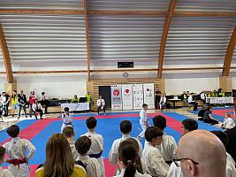 Jihočeský turnaj mládeže Japonského karate, sportovní hala Dolní Třebonín 12.4.2025, Zdroj: SHIROKAN DOJO - Karate České Budějovice